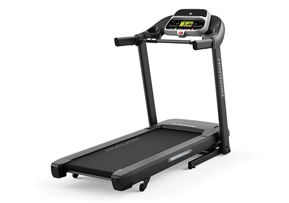 正規品お得T859) Treadmill HORIZON オメガ3 ランニングマシン 2015年製 ウォーキング OMEGA3 最高速度18km 傾斜可 折り畳み可 キャスター付 在宅 ランニングマシン、ウォーキングマシン