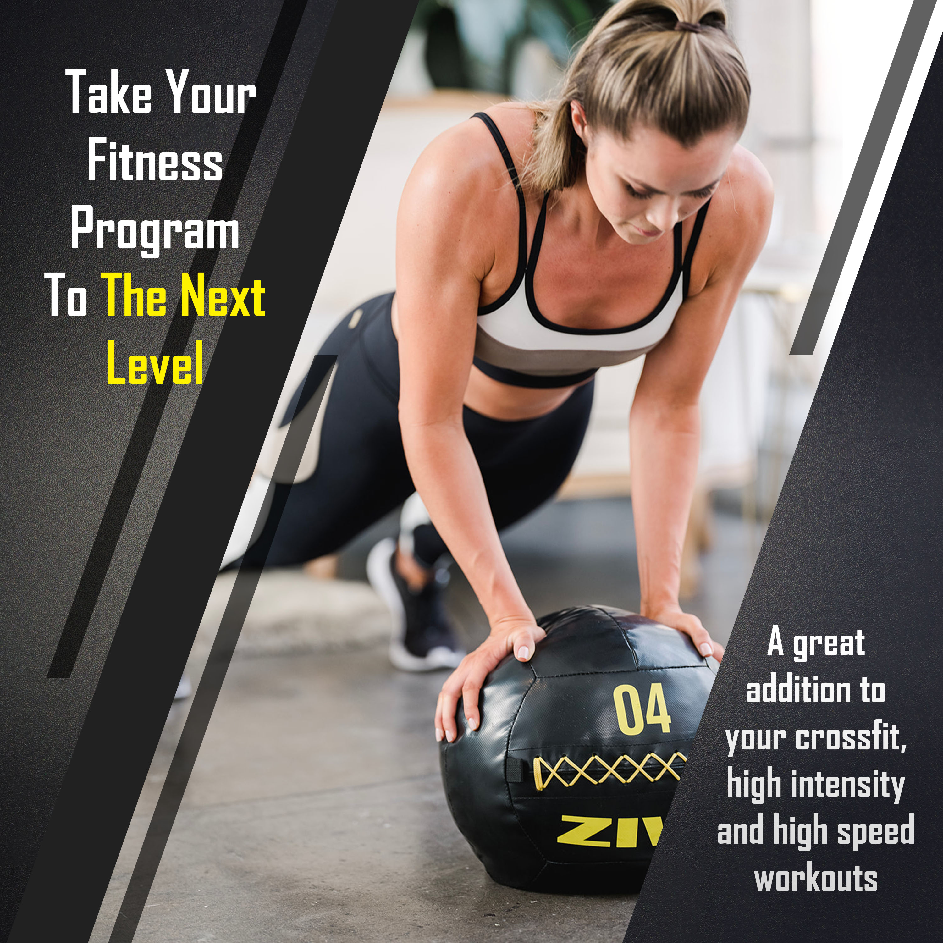 Take your fitness program to the next level. A great addition to your crossfit, high intensity and high speed workouts.