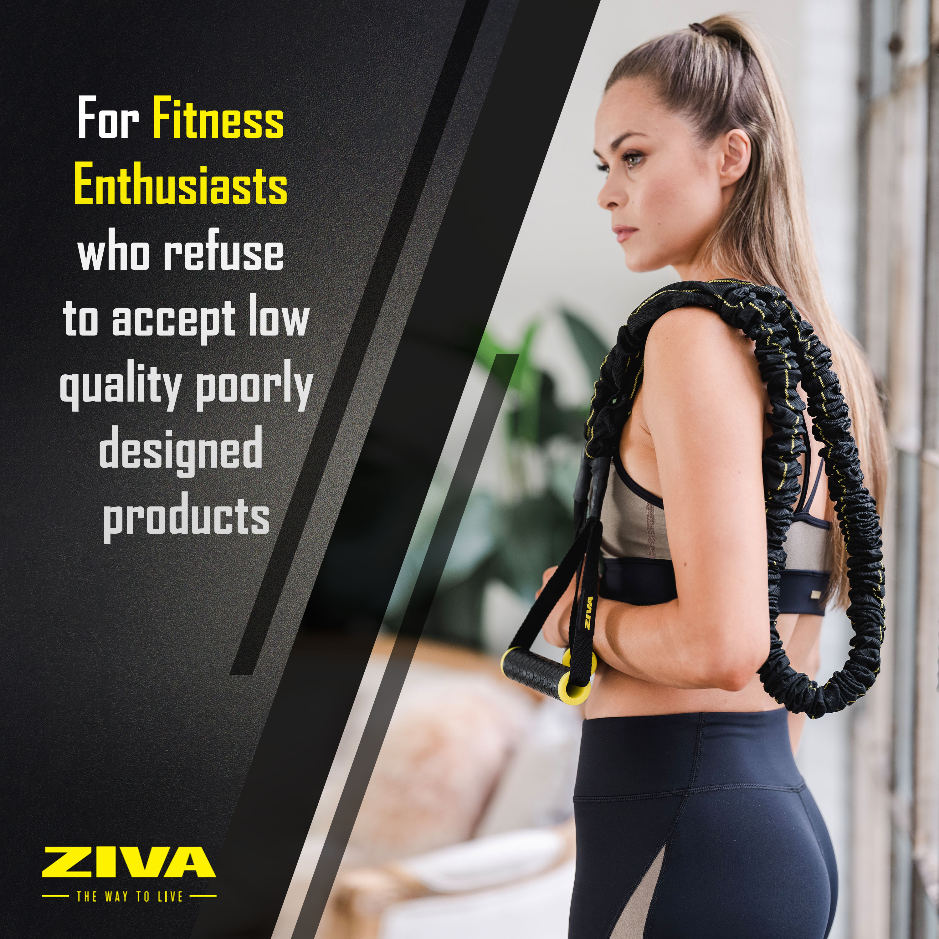 For fitness enthusiasts who refuse to accept low quality, poorly designed products.