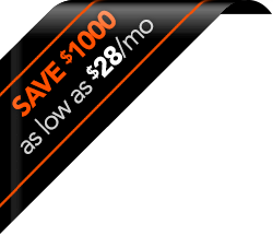 Orange new product ribbon Orange new product ribbon