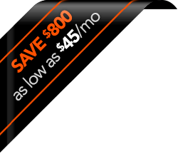 Orange new product ribbon Orange new product ribbon