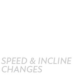 33% faster speed and incline changes