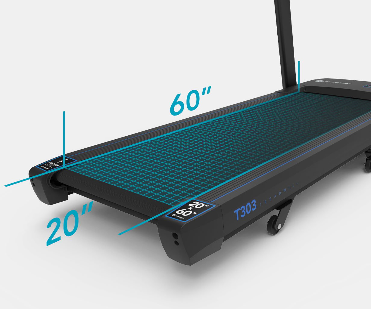 T303 Treadmill Interval Treadmill Horizon Fitness